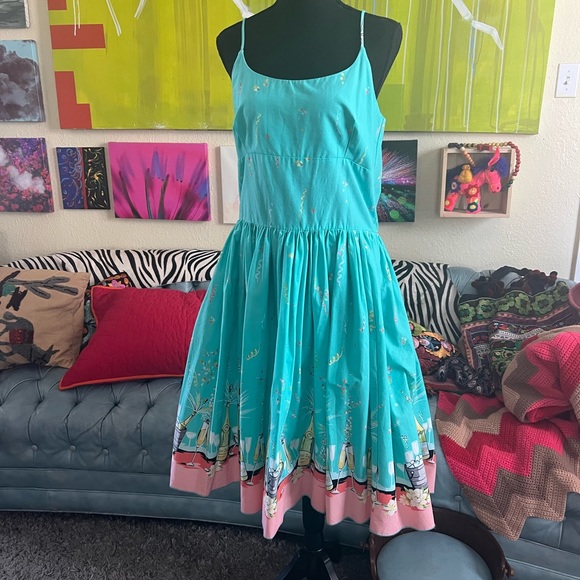 Bernie Dexter Dresses & Skirts - Bernie Dexter Rockabilly Champagne dress 1X